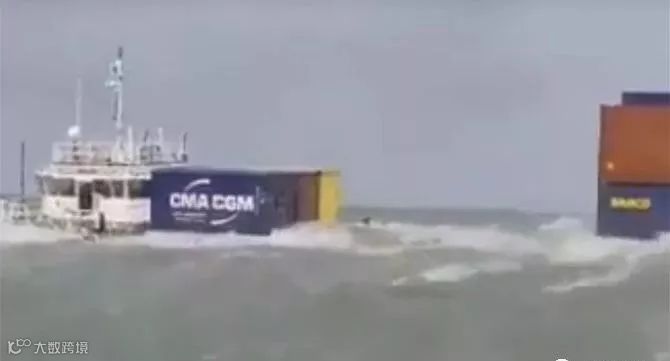 突发丨南美集装箱船搁浅，欧洲集装箱堆垛倒塌，印巴152个集装箱落水，中秋小长假外贸航运业不消停！
