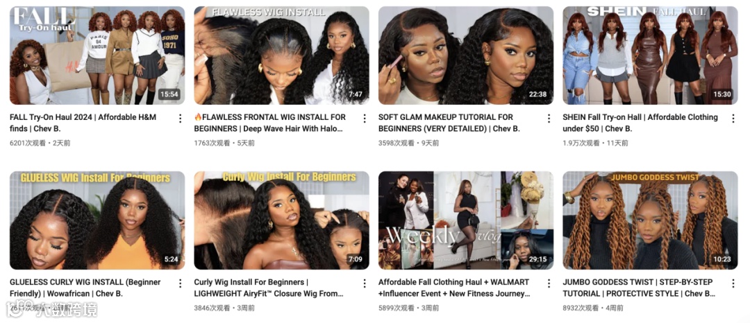 假发出海头部品牌Luvme Hair合作过哪些高性价比红人？