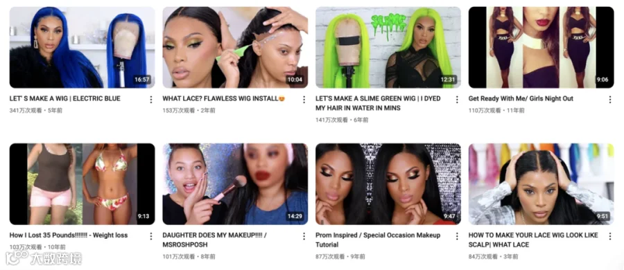 假发出海头部品牌Luvme Hair合作过哪些高性价比红人？