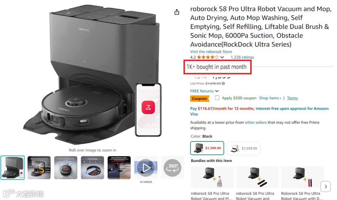 贵了3倍，1399美元的扫地机器人畅销一年后仍“横扫”美国中产