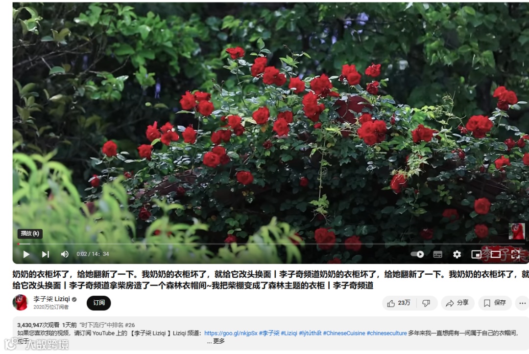 李子柒回归！外国网友哭了