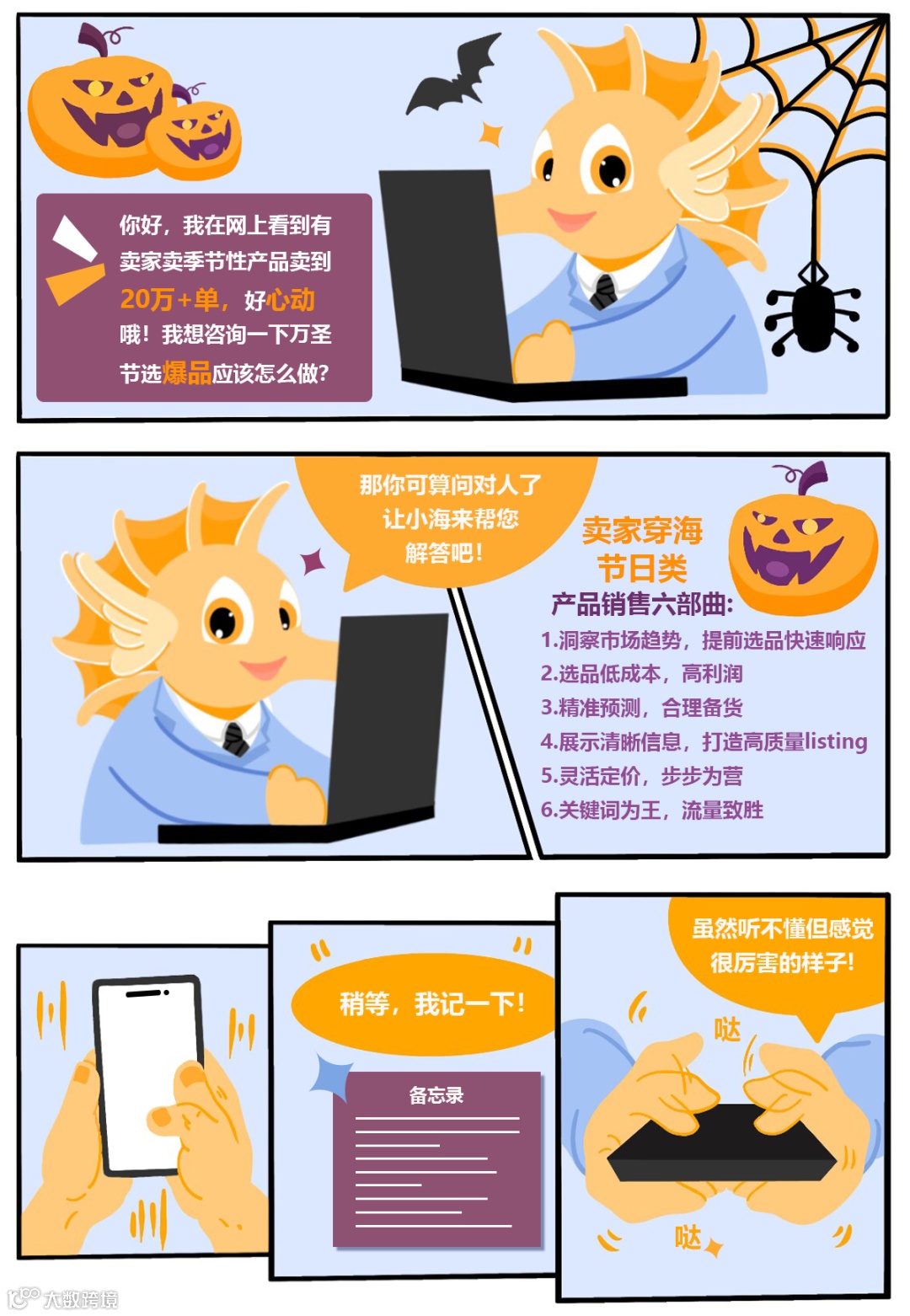 万圣前夕狂欢夜，预祝卖家们大卖！