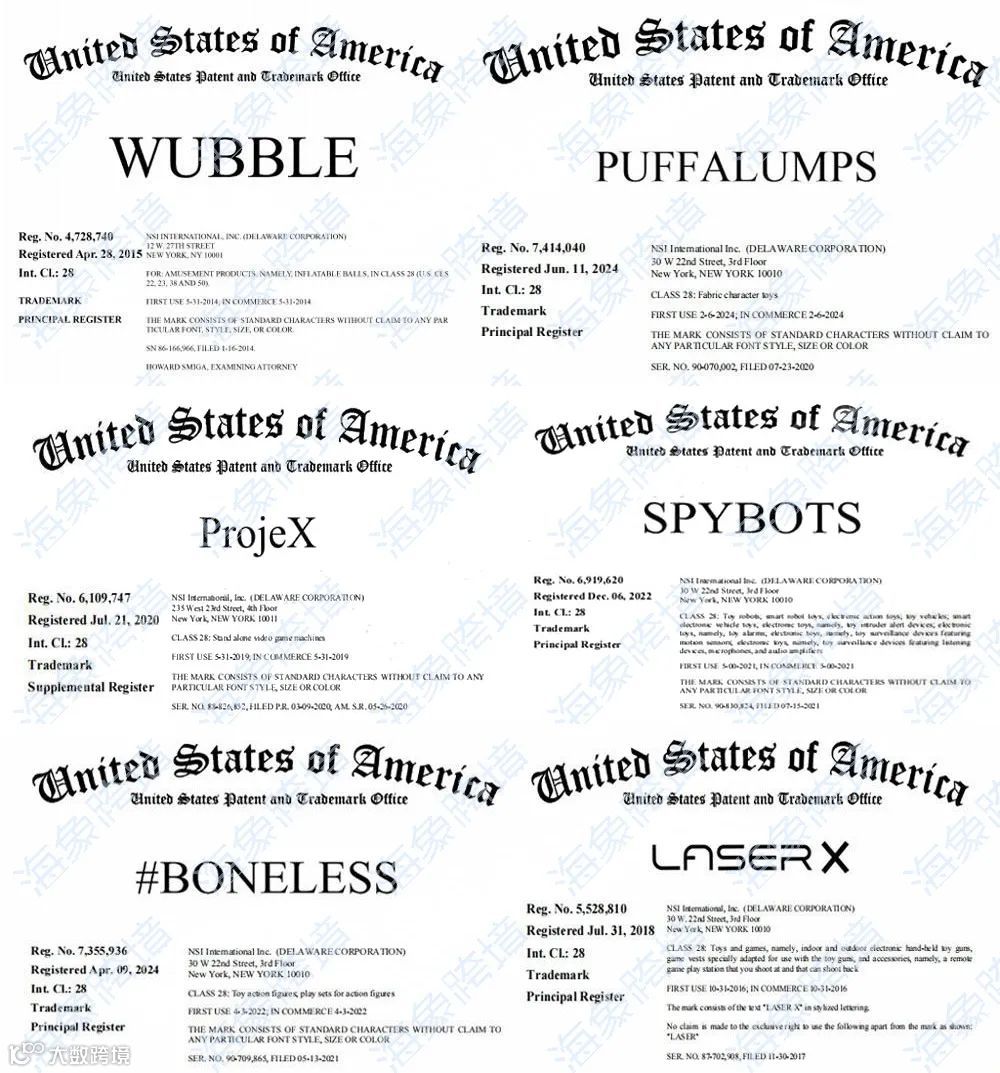 紧急行动！GBC律所代理NSI 玩具商标发案，案件号：24-cv-10914