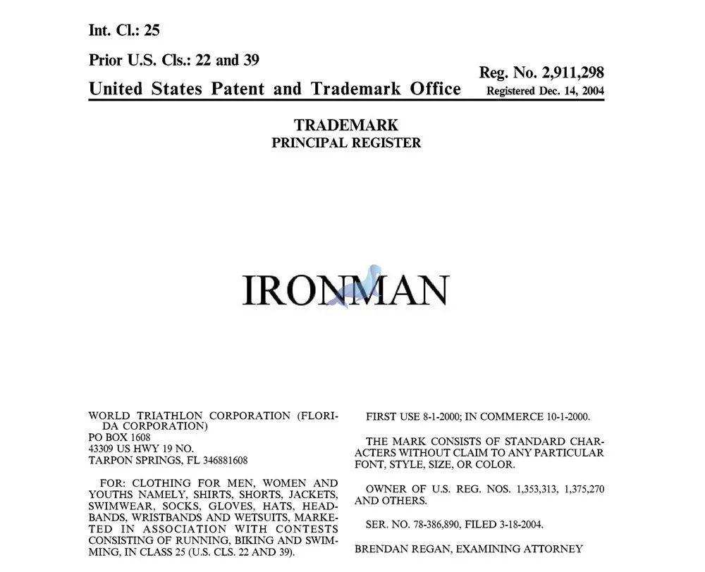 GBC代理体育赛事品牌铁人三项IRONMAN,案件号:22-cv-2905,卖家速速排查,下架相关产品!