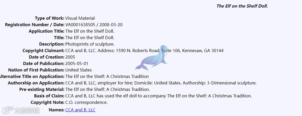 22-cv-4594，圣诞爆款THE ELF ON THE SHELF 书架上的精灵发案维权
