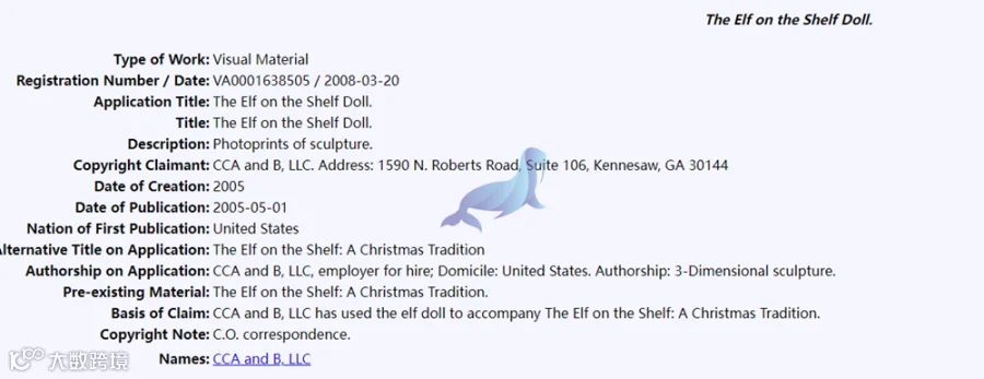 22-cv-4594，圣诞爆款THE ELF ON THE SHELF 书架上的精灵发案维权