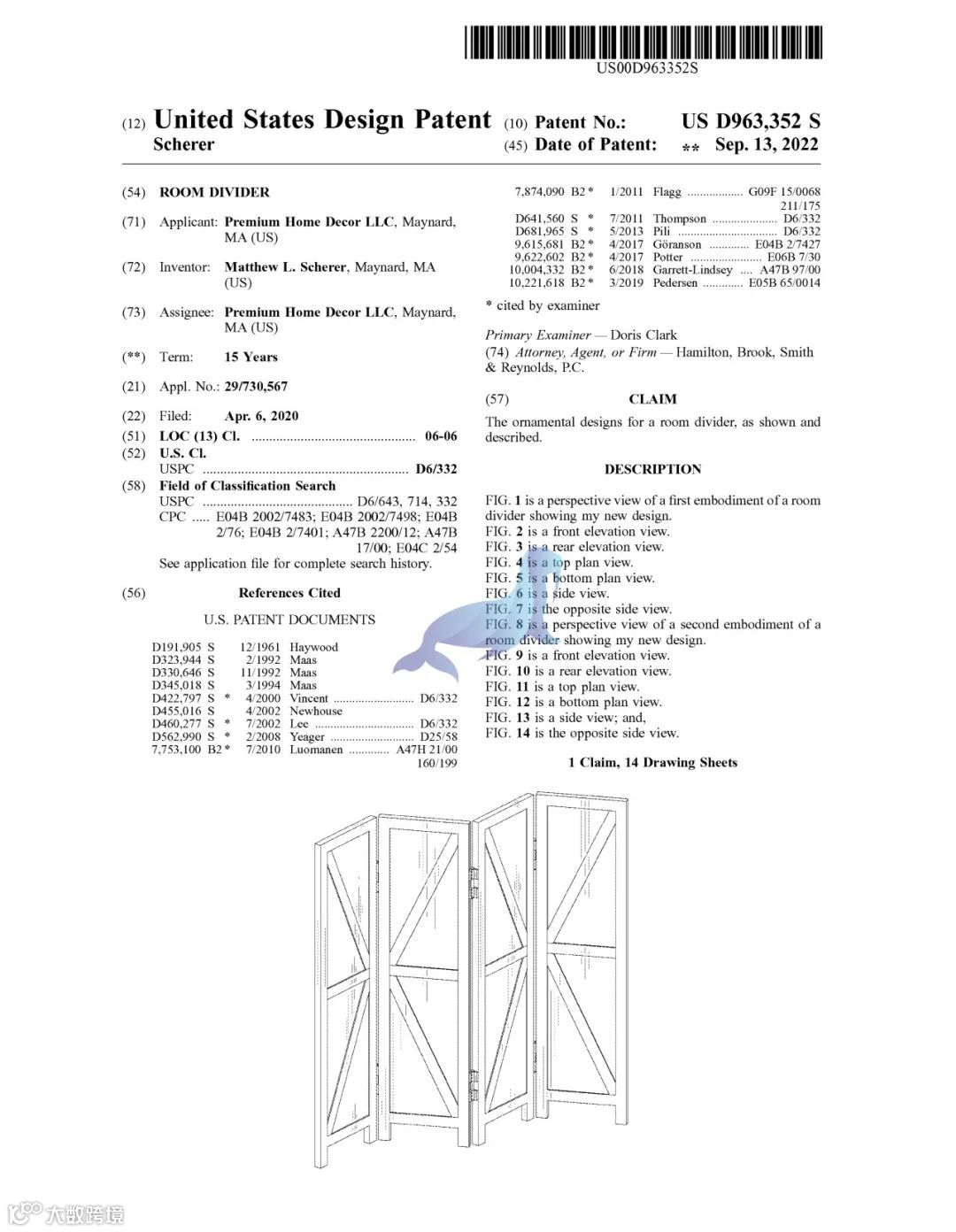热销产品请注意，会跳舞的仙人掌23-cv-14383，屏风外观专利，和23-cv-14304桶装水瓶盖外观专利