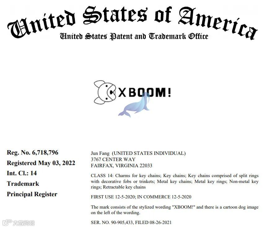 XBOOM！钥匙扣，案件号：22-cv-5746和EDUARDO ANDRE ELY 版权画！案件号：22-cv-6645
