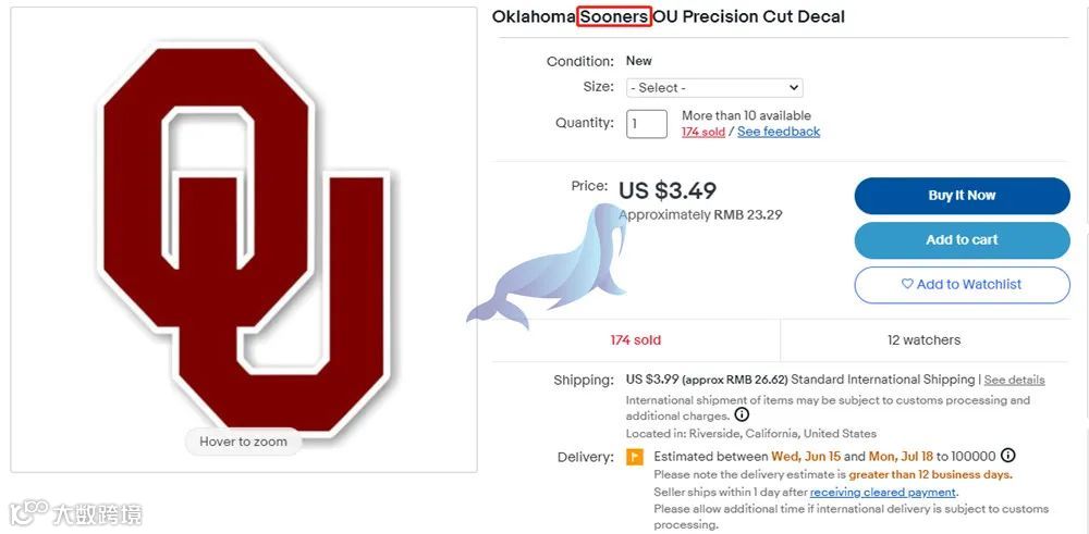 俄克拉荷马大学捷足者队OU SOONERS商标维权,案件号:22-cv-2627