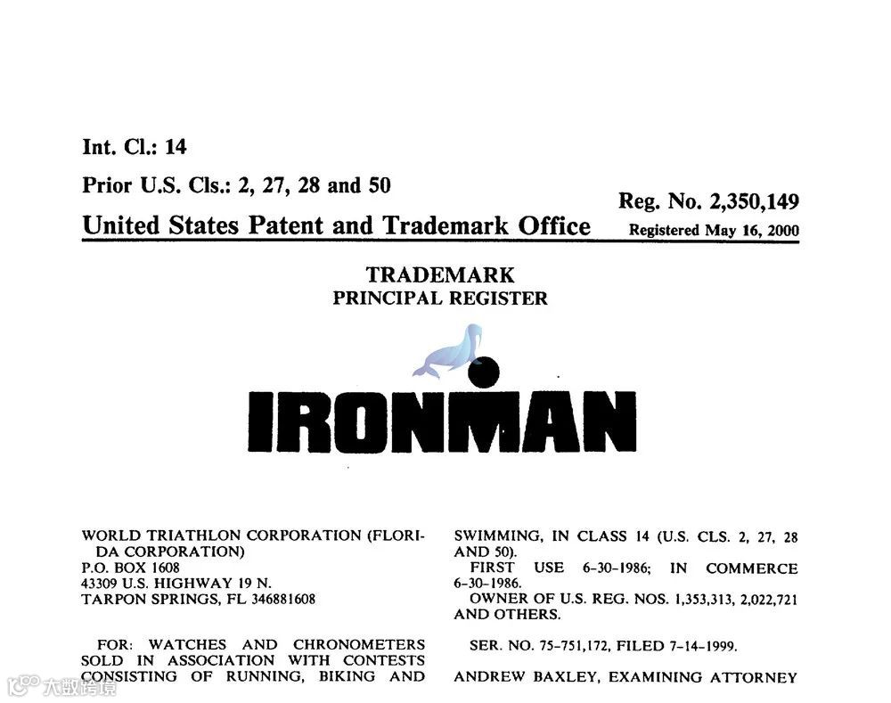 GBC代理体育赛事品牌铁人三项IRONMAN，案件号：22-cv-2905，卖家速速排查，下架相关产品！