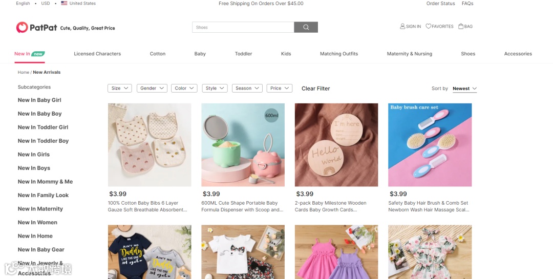 RIMON, P.C.律所为PATPAT童装大牌版权维权，案件号：22-cv-2259，服装类卖家要小心了！