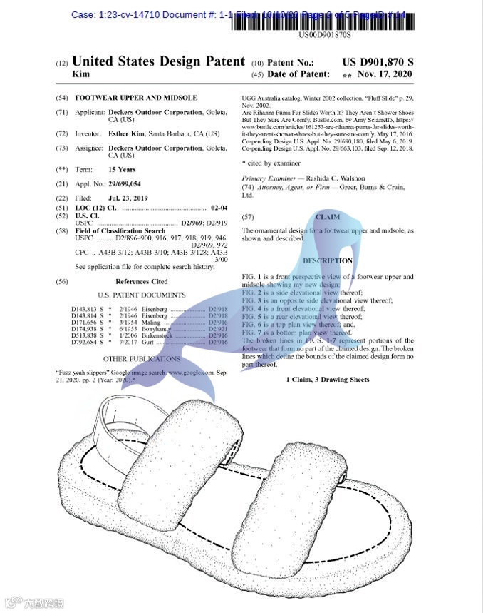 震撼！GBC律師所代理UGG時尚品牌發案起訴，案件號：24-cv-11713