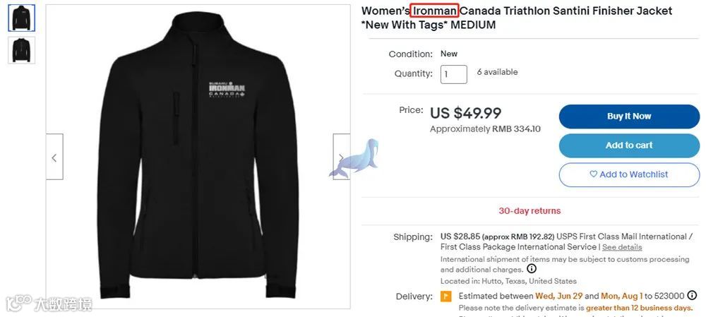 GBC代理体育赛事品牌铁人三项IRONMAN，案件号：22-cv-2905，卖家速速排查，下架相关产品！