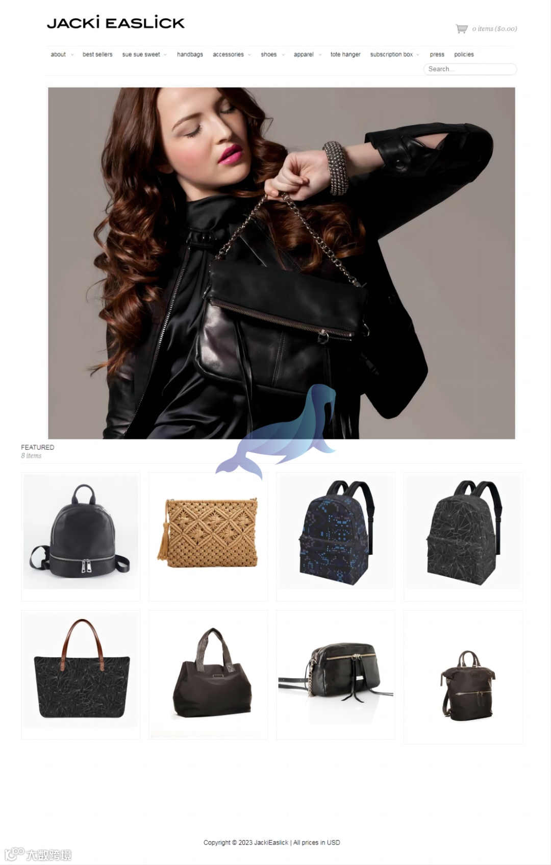 速看！外观专利维权，Jacki Easlick手提袋挂钩维权,案件号：23-cv-2000