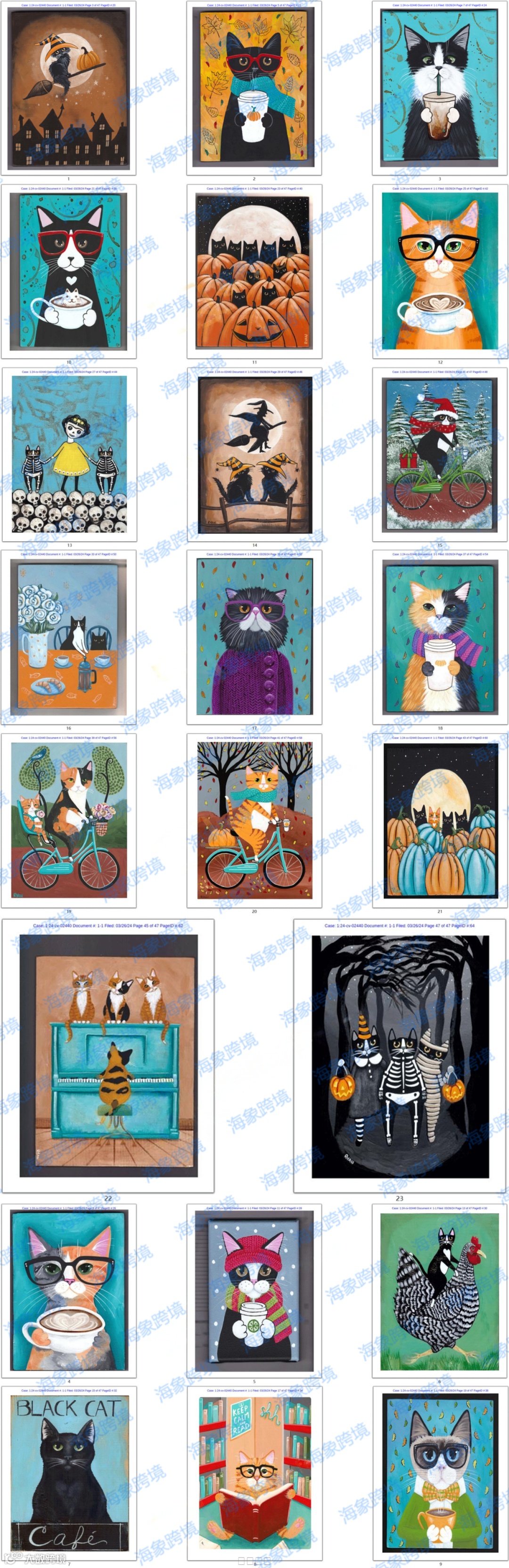 keith律所再次掀起维权骚动，代理Ryan Conners版权画发案,案件号：24-cv-2385、24-cv-2440