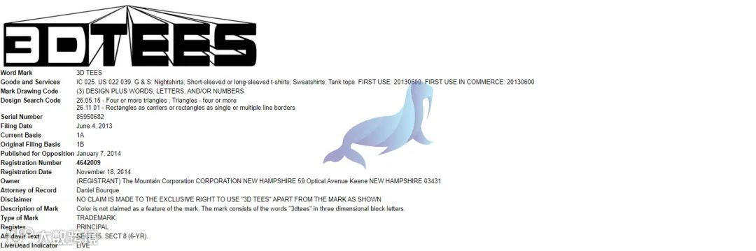 美国本土品牌The Mountain被HSP律所代理,卖家请及时排查下架!