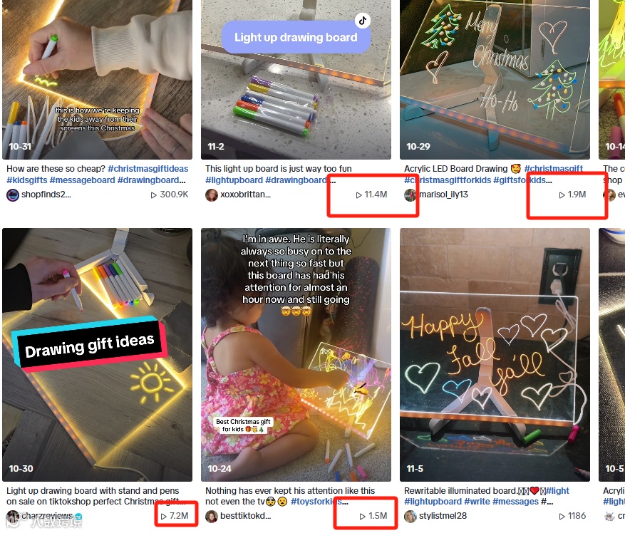 TikTok出货11万件,谁会拒绝这种“光の诱惑”?