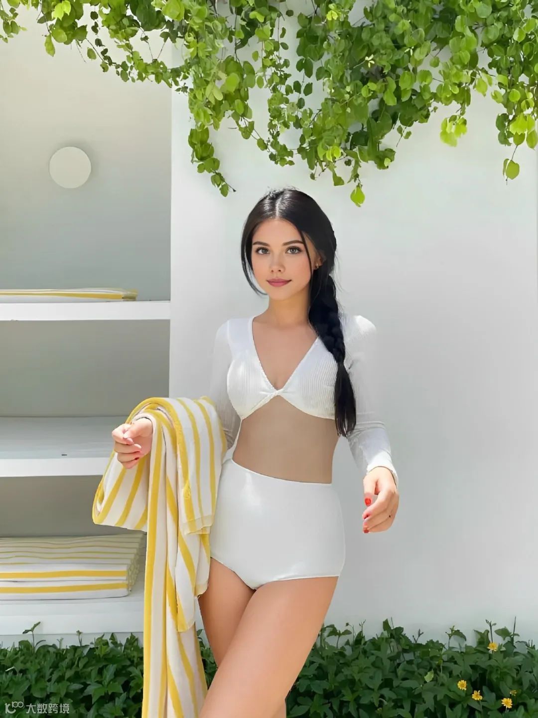 AI 赋能泳衣模特展示：高级时尚新风潮