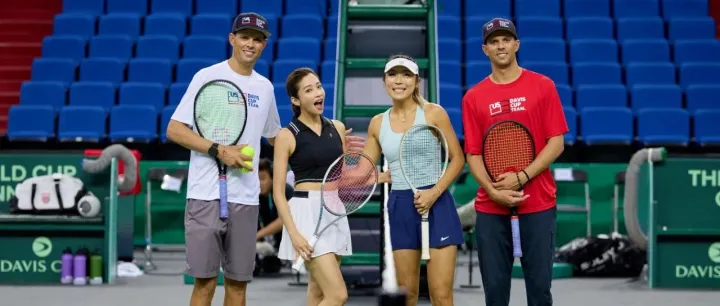 戴維斯杯，袁詠琳對(duì)打“網(wǎng)友搭子”布萊恩兄弟，網(wǎng)球IP火爆出圈