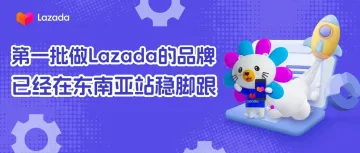 第一批做Lazada的品牌，已经在东南亚站稳脚跟