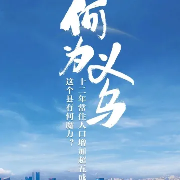 何为义乌①:十二年常住人口增加超五成,这个小县有何魔力?