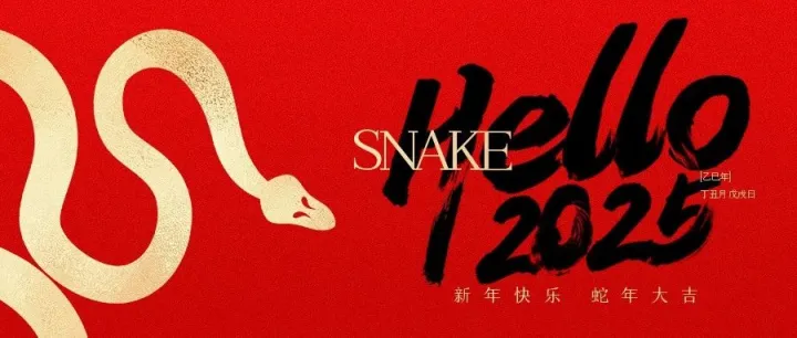 蛟龙去 灵蛇来 巳巳如意 生生不息