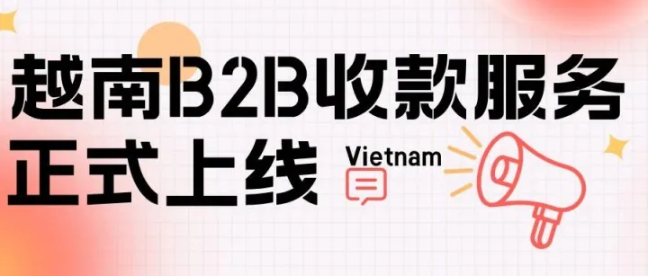 重磅官宣｜ 开时支付正式上线越南B2B收款服务