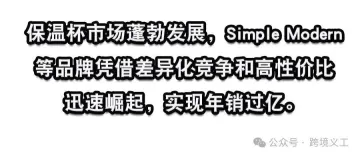 保温杯爆款秘籍：Simple Modern等品牌如何在全球市场掘金数亿！
