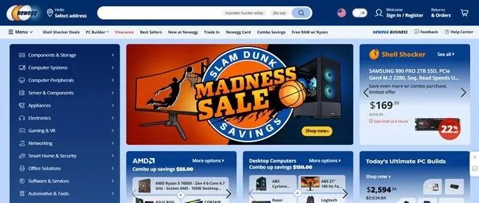 Newegg-北美第二大3C电商平台，用户超4500万，GMV超18亿美元