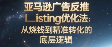 亚马逊广告反推Listing优化法：从烧钱到精准转化的底层逻辑