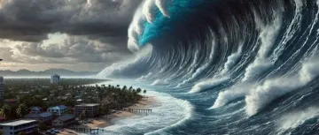 突发7.4级强震，2.7米海啸逼近！全面撤离！数千人大逃亡...