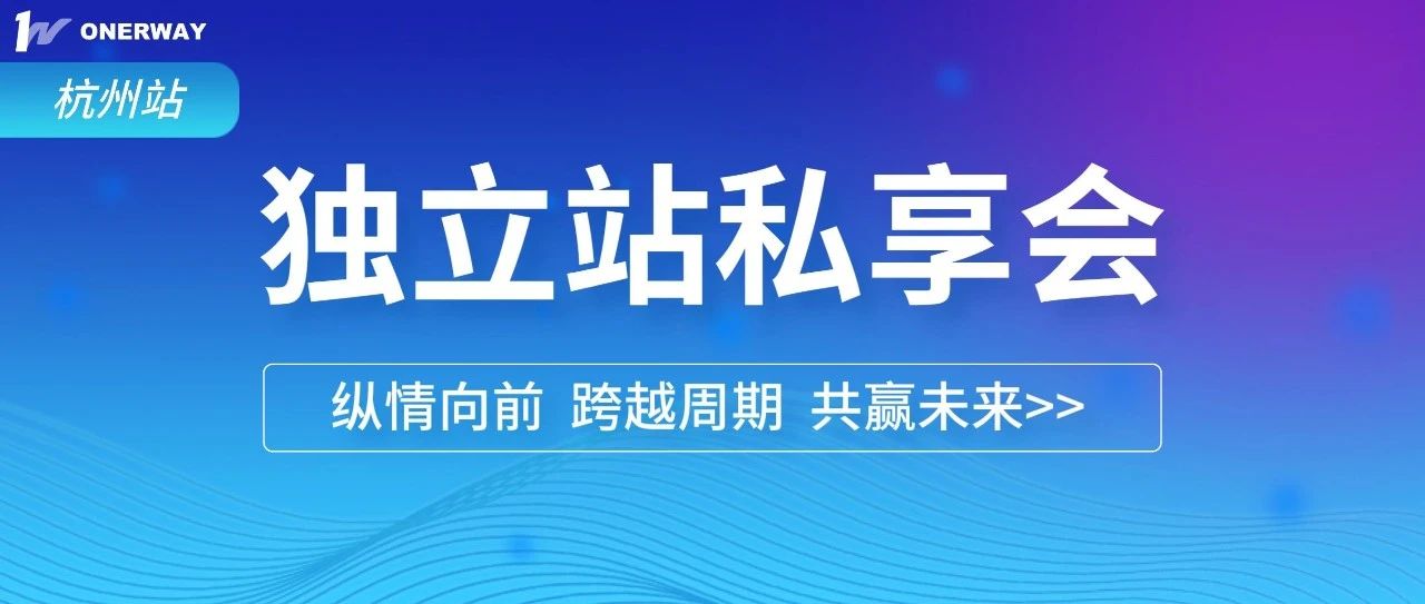 活动回顾|独立站私享会—杭州站,ONERWAY用支付助力独立站品牌实力破圈!- 大数跨境