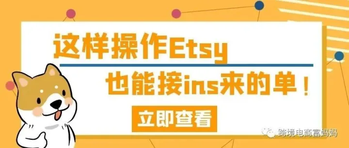 学习Etsy叠加Ins流量，订单海海的来！