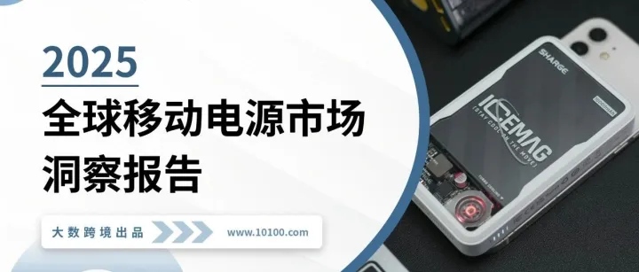 大数独家 |《2025全球移动电源市场洞察报告》解读：全球200亿市场，充电宝出海还有哪些“金矿”可挖？
