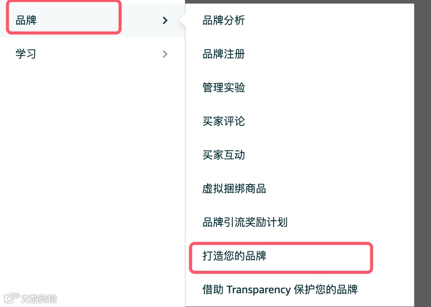 品牌数据分析界面