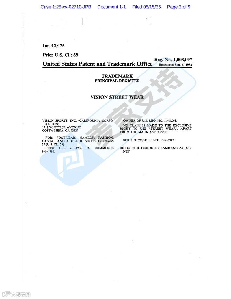 5-cv-02710，311店被TRO洗劫！滑板品牌大规模维权，引爆跨境圈"