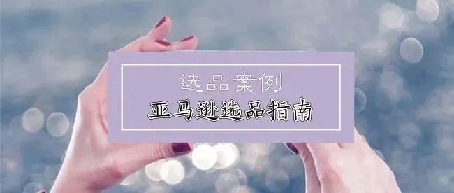 最权威亚马逊选品指南 + 选品案例