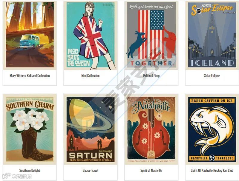 5-cv-07470,国家公园海报成TRO雷区？手绘复古设计维权升级"