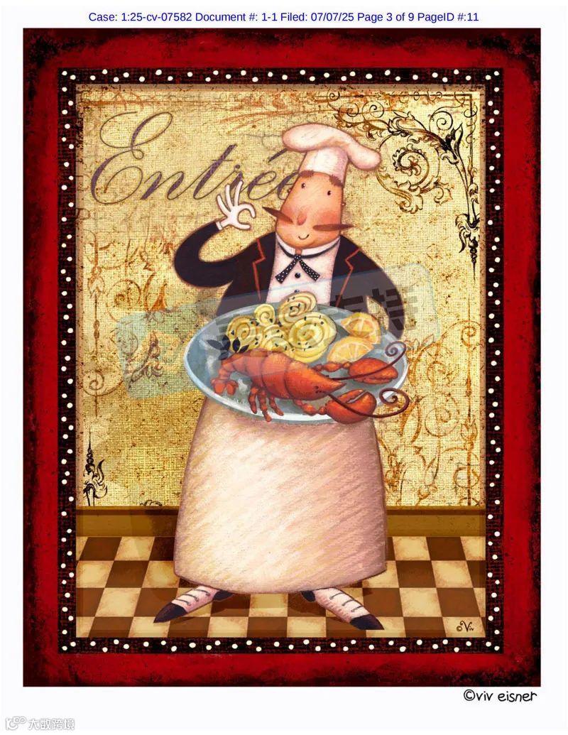 5-cv-07582,keith新案速递,童趣美学作品维权突击,TRO冻结倒计时!"