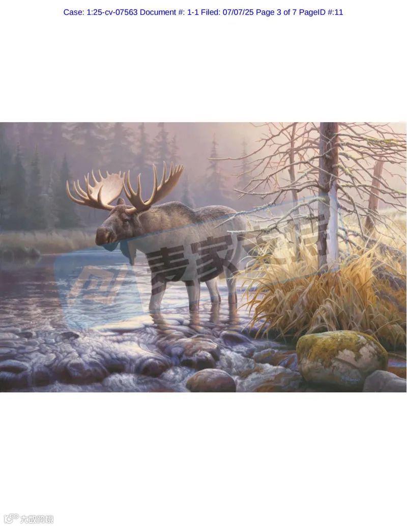 5-cv-07563,野生动物题材版权作品持续维权,2张全新版权作品上线"