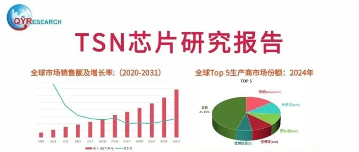 全球TSN芯片行业总体规模、主要企业国内外市场占有率及排名