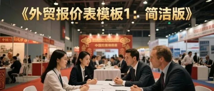 中道外贸笔记：《外贸报价表模板1：简洁版》文件分享