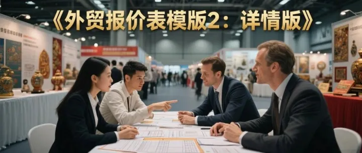 中道外贸笔记：《外贸报价表模板2：详情版》文件分享