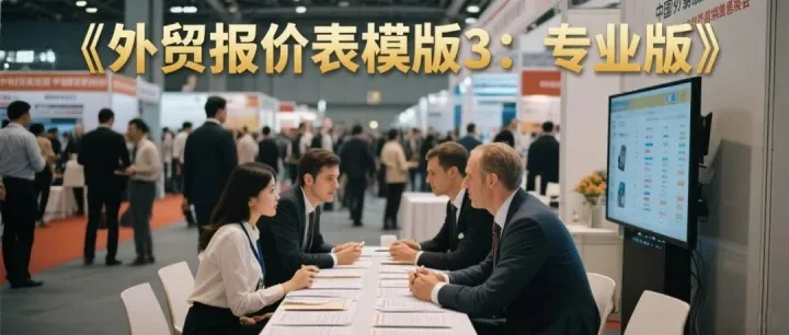 中道外贸笔记：《外贸报价表模板3：专业版》文件分享
