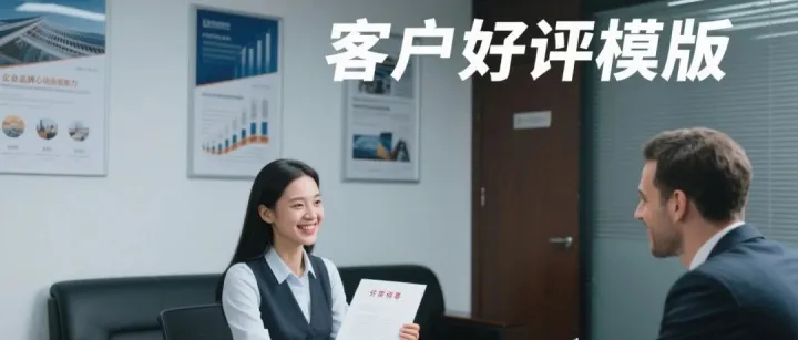 中道外贸笔记：《客户好评模版》图片分享