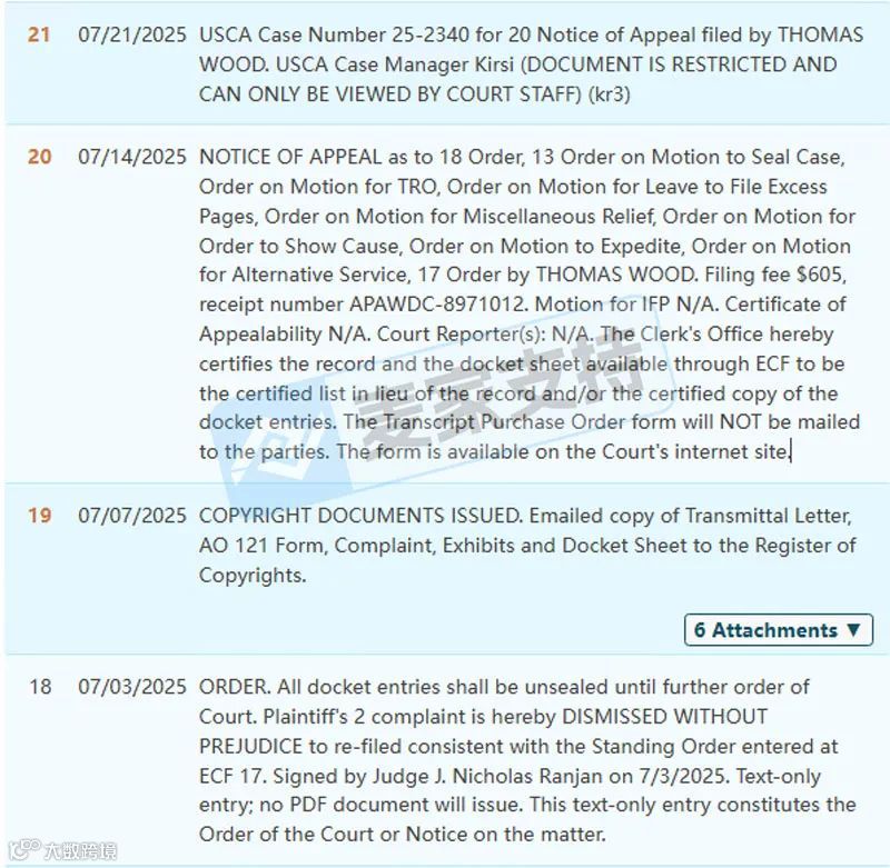 5-cv-00800,乡村题材版权申请维权!申请TRO冻结54店"