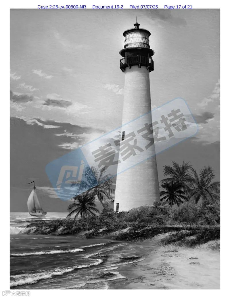 5-cv-00800,乡村题材版权申请维权!申请TRO冻结54店"