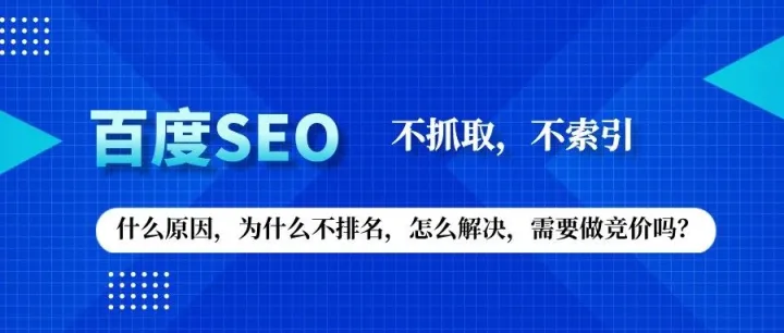 百度SEO：20天新站不收录，不抓取，什么原因，怎么解决？