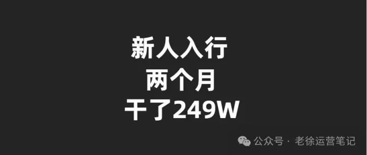 新人入行做跨境，2个月搞它249W