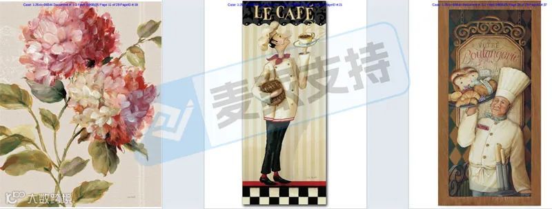 5-cv-09344,14个候补版权突袭!预计将TRO冻结近千店的Lisa